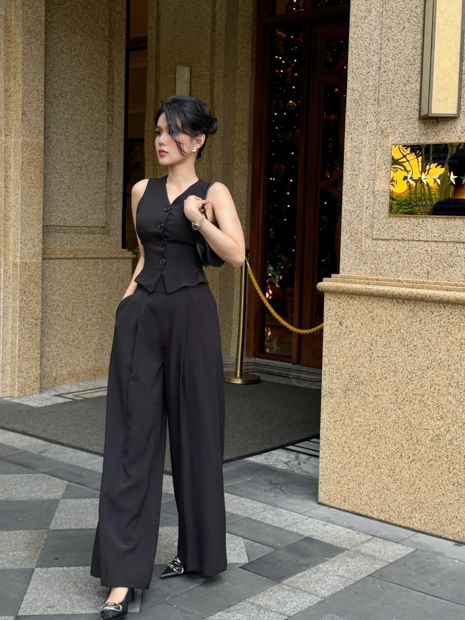 Set Vest SN Quần Ống Rộng