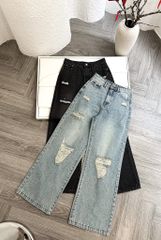 Quần Jean Straight Cood Distressed