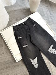 Quần Jean Straight Cood Distressed