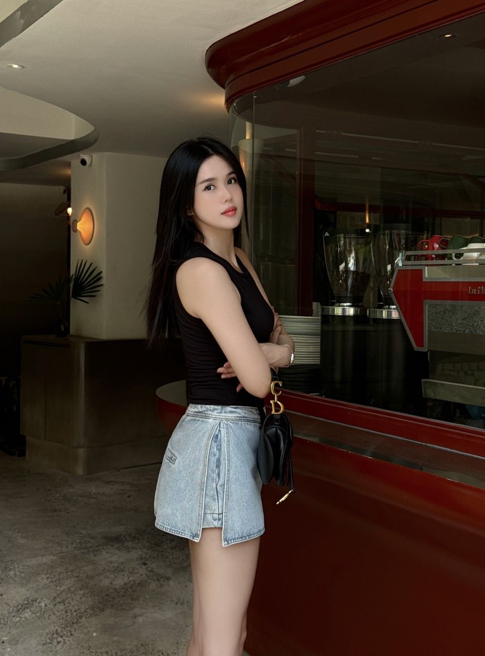 Quần Jean Giả Váy 3 Màu