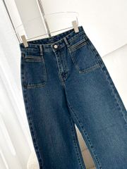 Quần Jean Straight Visible Pockets