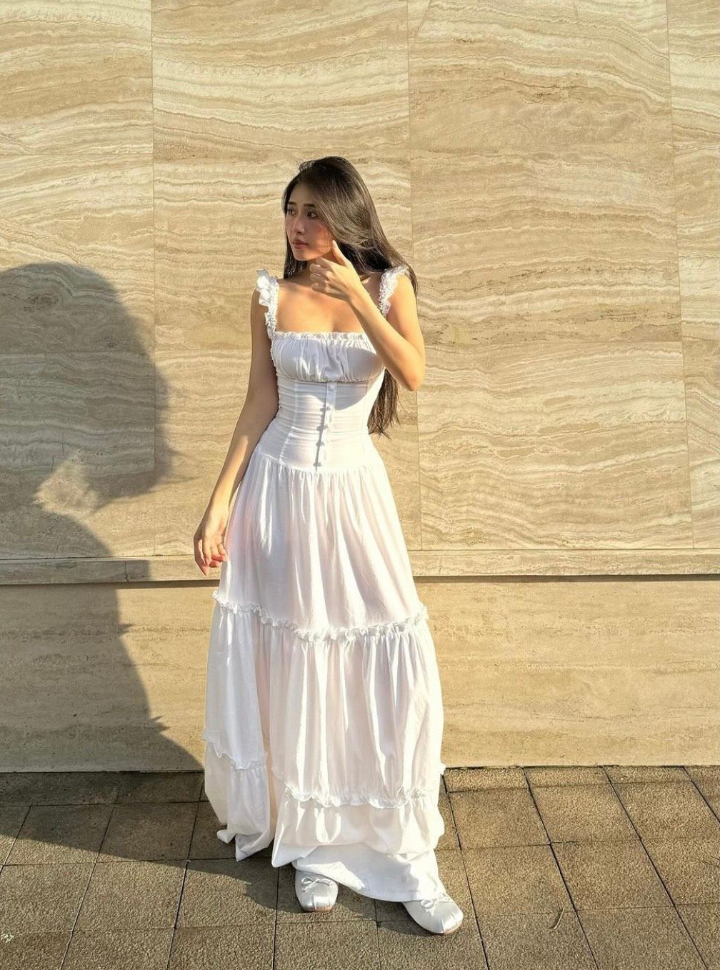 Maxi Voan Tầng Nút Bọc
