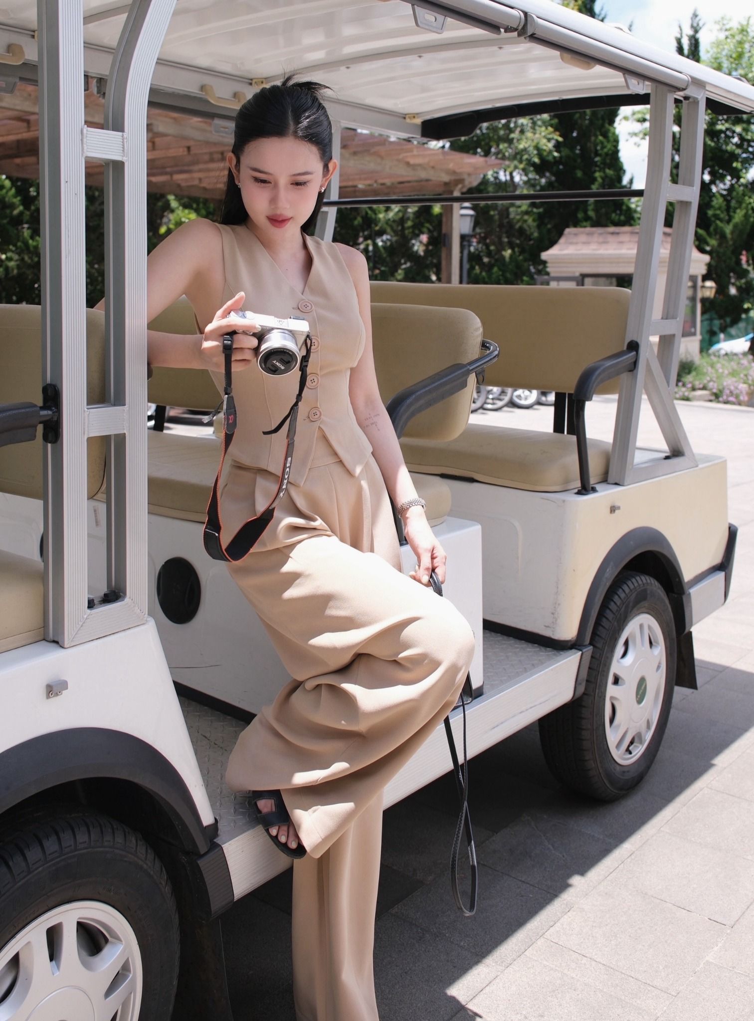Set Vest SN Quần Ống Rộng