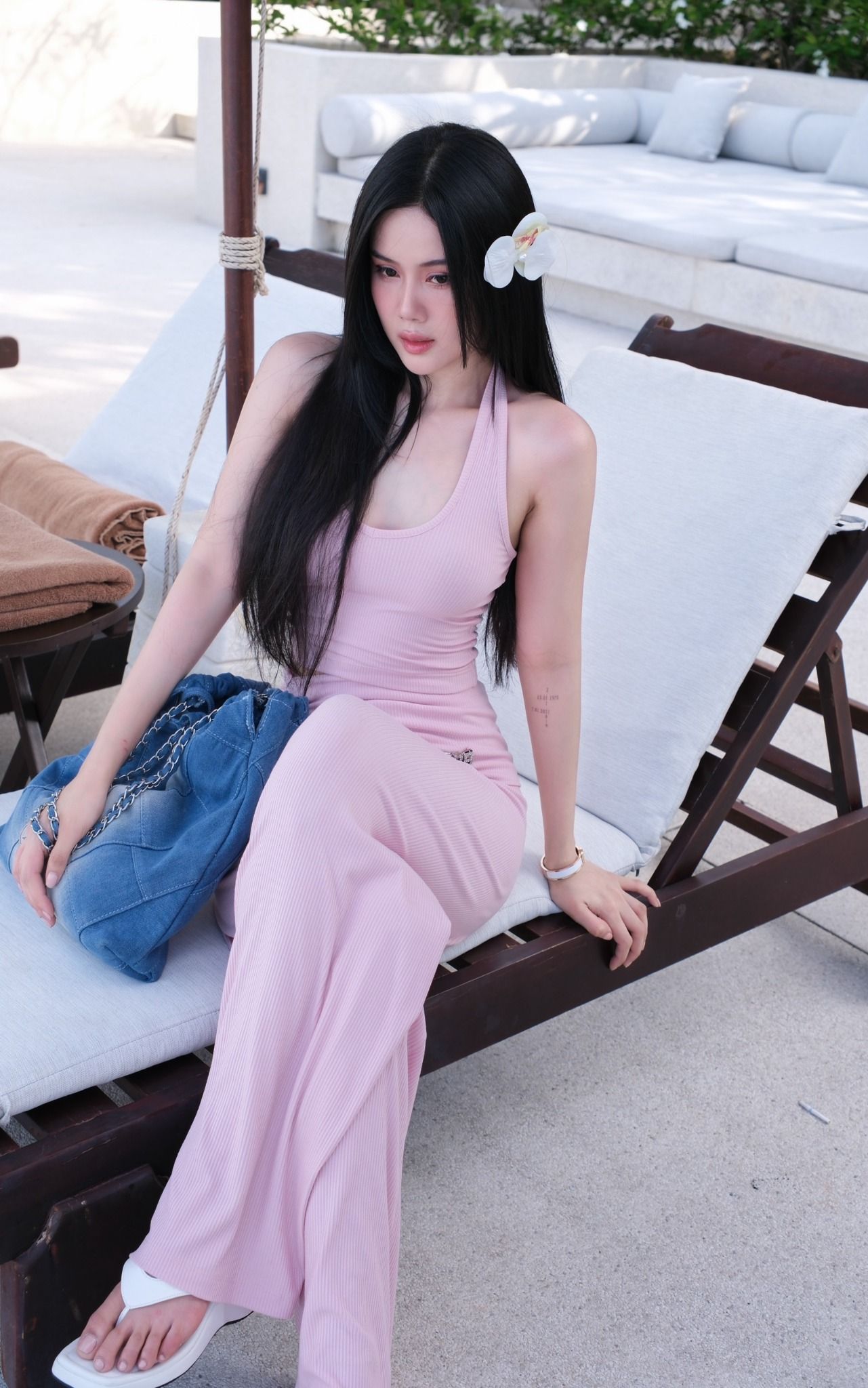 Set Thun Áo Yếm Quần Ống Rộng