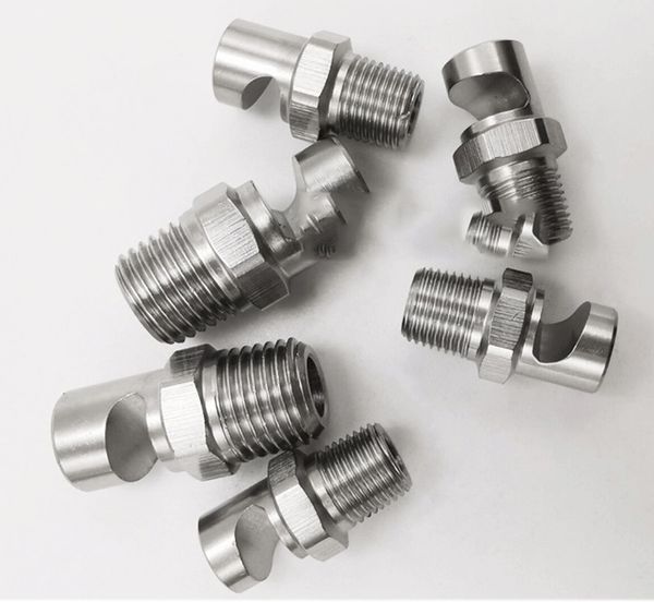 Vòi Phun Góc Rộng Bằng Thép SS304 Size 1/8