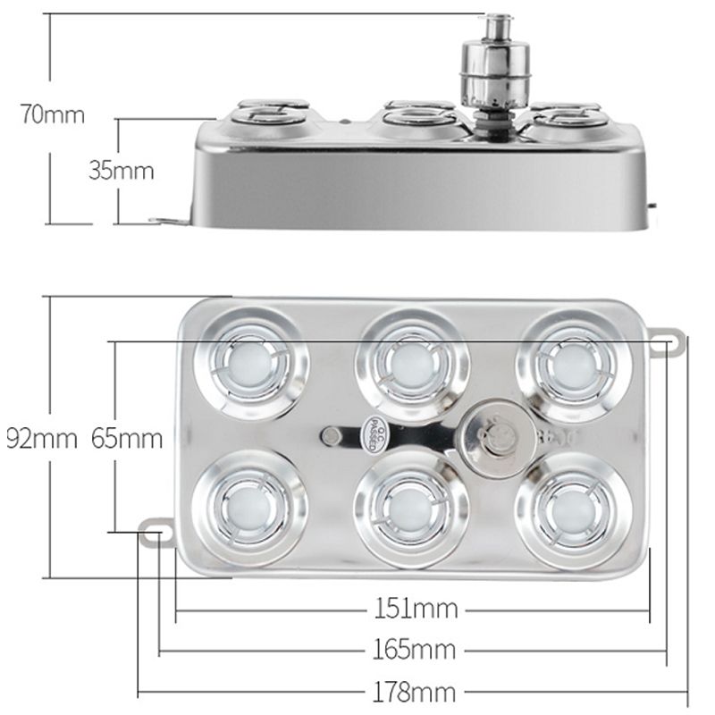 Vỉ Tạo Sương Siêu Âm 6 Mắt 200W
