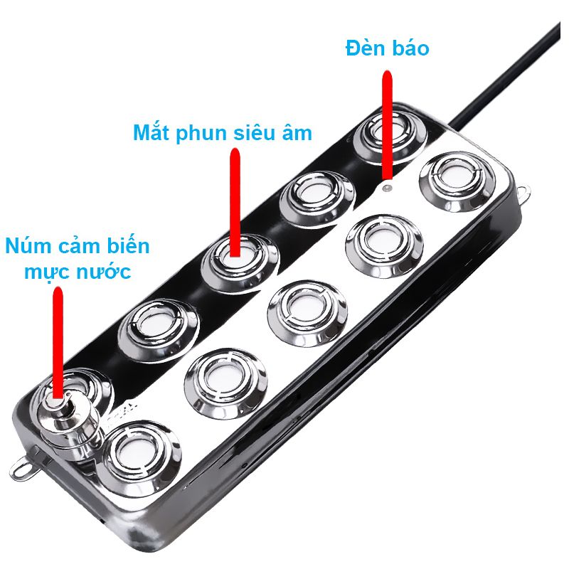Vỉ Tạo Sương Siêu Âm 10 Mắt 250W