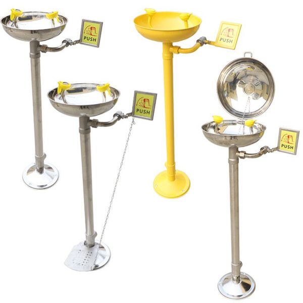 Bồn Rửa Mắt Khẩn Cấp Chính Hãng Bằng Thép Không Gỉ 304 Dày Phủ Nhựa ABS - Thiết Bị Rửa Mắt Khẩn Cấp