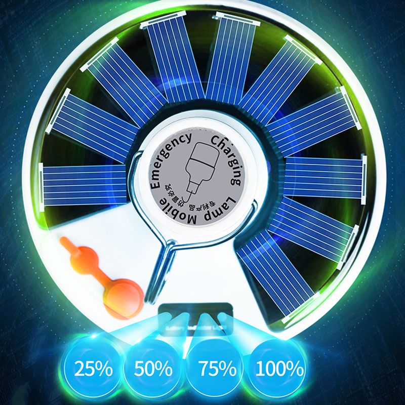 Bóng Đèn Năng Lượng Mặt Trời 100W 42LED