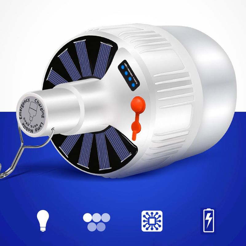 Bóng Đèn Năng Lượng Mặt Trời 100W 42LED