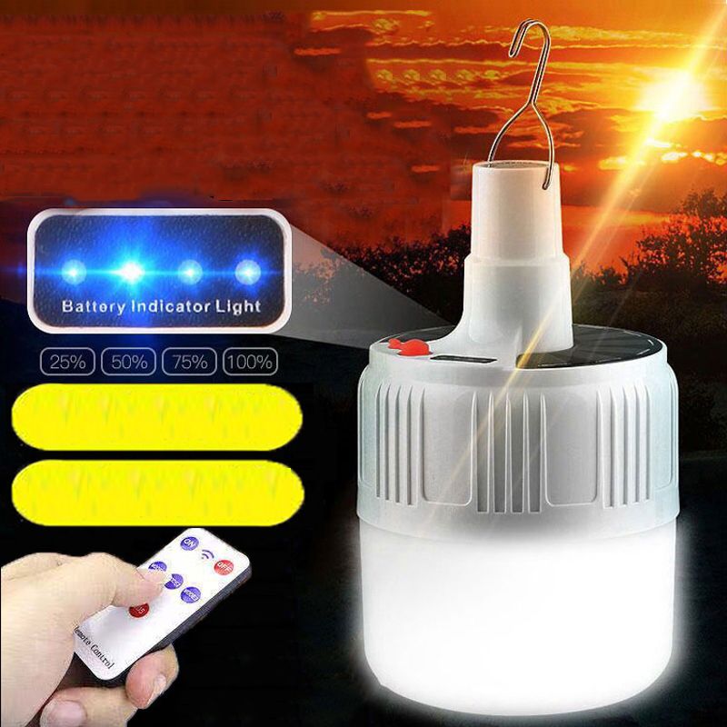 Bóng Đèn Năng Lượng Mặt Trời 100W 42LED
