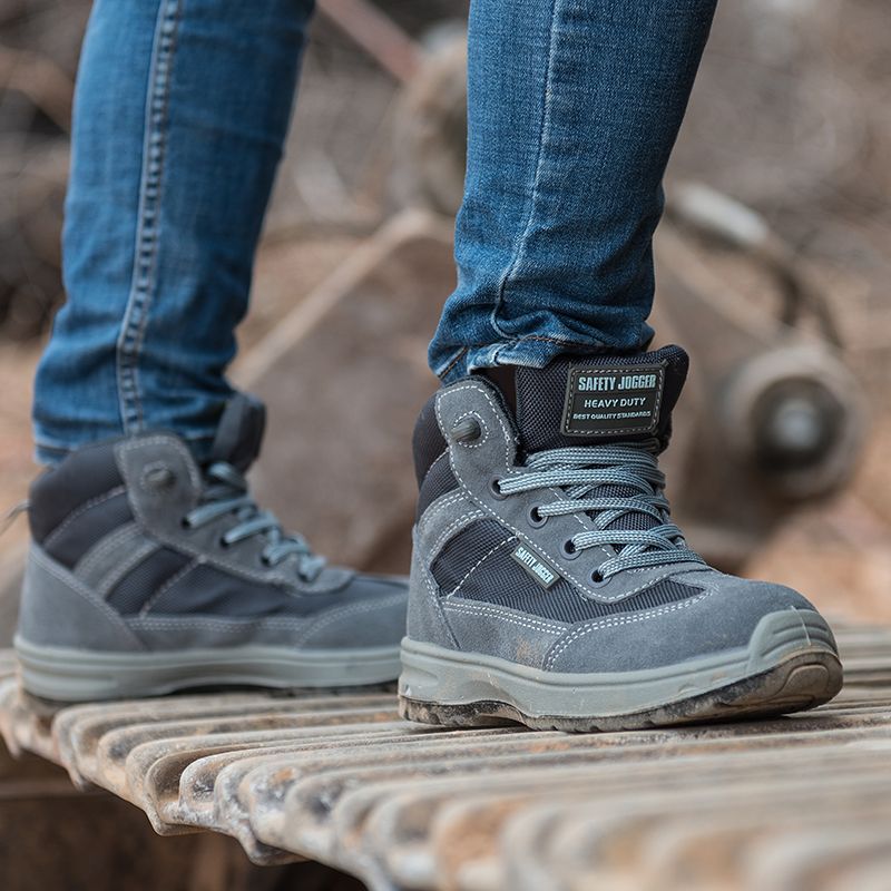 Giày Bảo Hộ Nữ Jogger Botanic S1P Cao Cổ