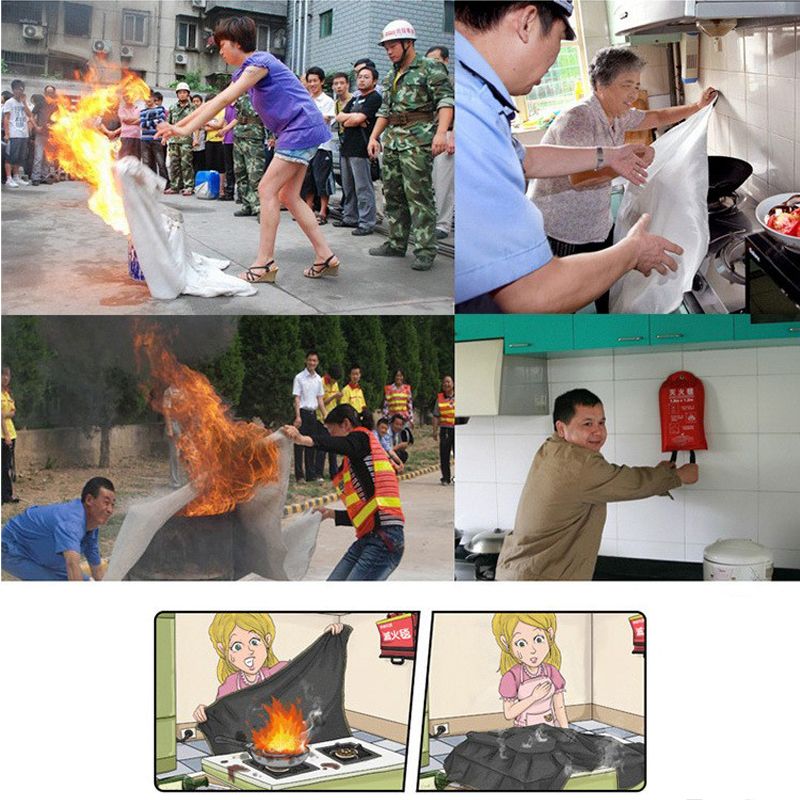 Chăn Dập Lửa Sợi Thủy Tinh, Chịu Nhiệt Lên Tới 700˚C