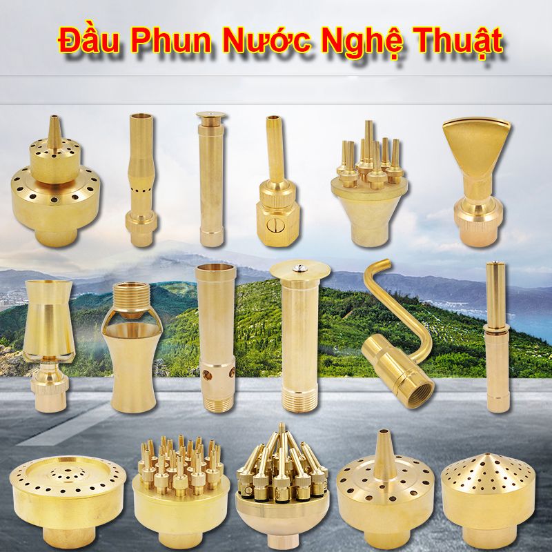 Đầu Phun Nước Nghệ Thuật Hình Hoa Lan