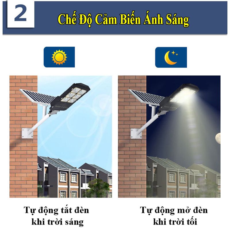 Đèn Năng Lượng Mặt Trời Sân Vườn Vỏ Nhôm Cao Cấp 300W 392 LED Tp.HCM
