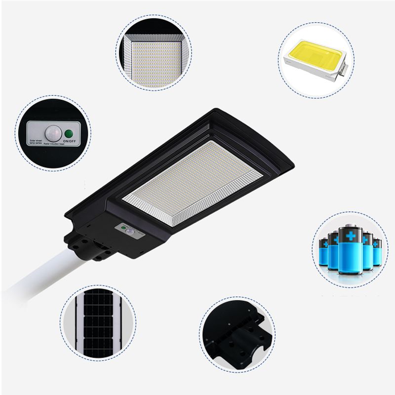 Đèn Năng Lượng Mặt Trời HCM 600W 966 LED Nhập Khẩu