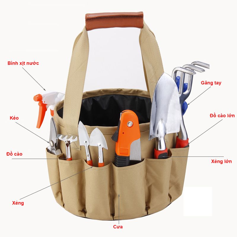 Bộ Dụng Cụ Làm Vườn 10 Món Bền, Đẹp, Giá Tốt