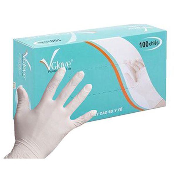 Găng Tay Y Tế Có Bột Vglove 24cm