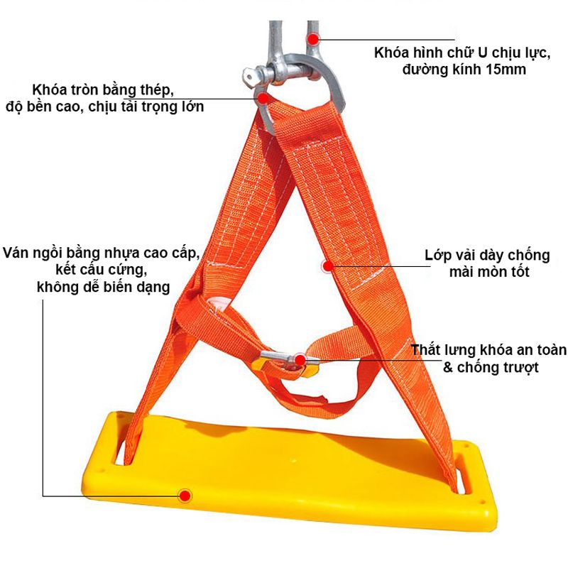 Ghế Đu Vệ Sinh Cửa Kính Nhà Cao Tầng
