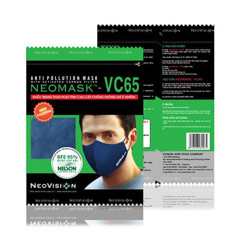 Khẩu Trang Than Hoạt Tính VC-65