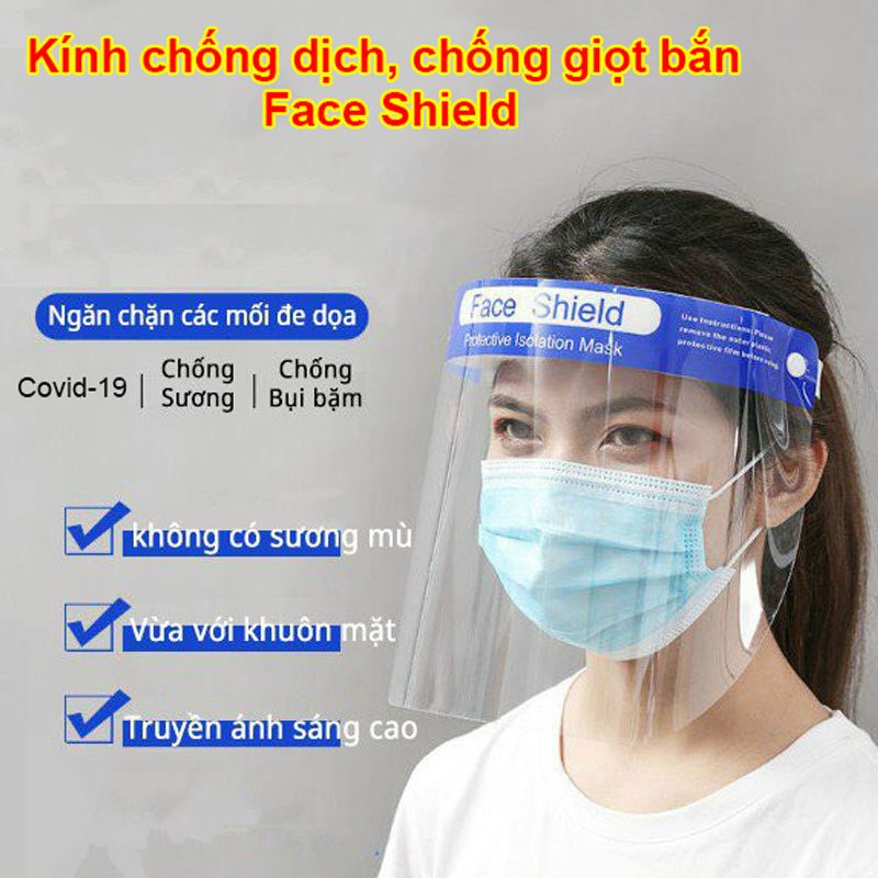 Kính Che Mặt Face Shield Chống Giọt Bắn