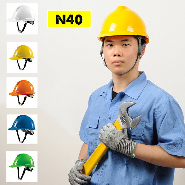 Nón Bảo Hộ Giá Rẻ N40 Làm Từ Nhựa HDPE Cực Nhẹ