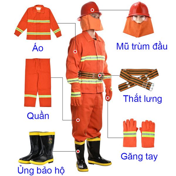 quần áo chữa cháy 5 món