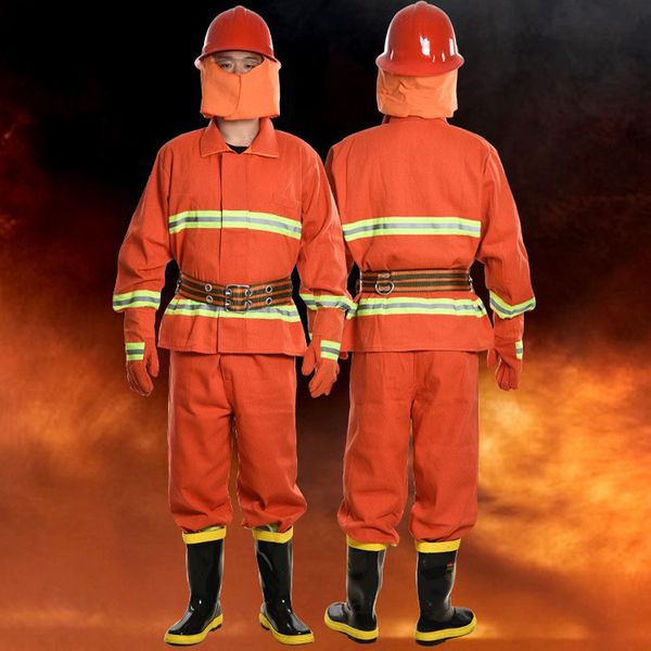 Quần Áo Chữa Cháy 6 Món Chịu Nhiệt 200-300℃, Chịu Được Ngọn Lửa Trần 2-7s