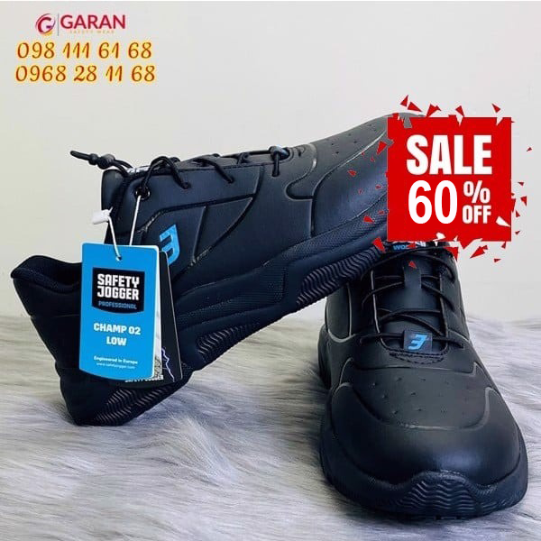 Giày Dép Sức Khỏe Giày Dép Y Tế Đi Trong Bệnh Viện Safety Jogger Champ O2 Low ESD FO SRC