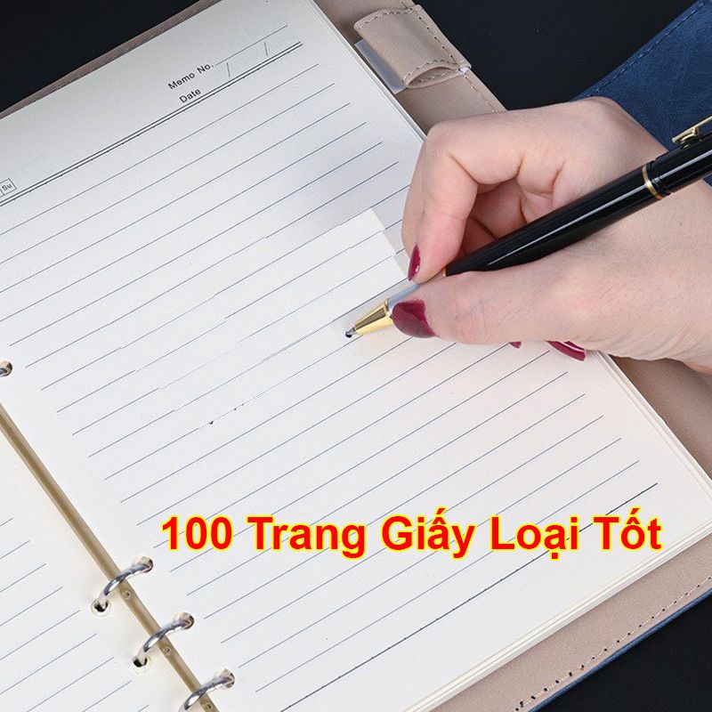 Sổ Ghi Chép Đa Năng 4 Trong 1 Mở Khóa Bằng Vân Tay