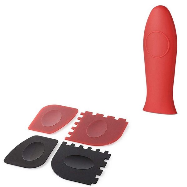 Tay Cầm Cách Nhiệt Bằng Silicon 5 Món Chống Nóng Nồi, Chảo Tiện Dụng