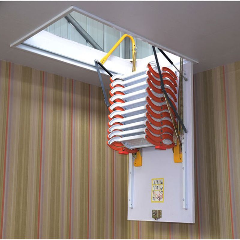Cầu Thang Xếp Gác Mái Thông Minh Xếp Gọn Dễ Dàng Bằng Hợp Kim Bền Chắc, Nhẹ, Giá Tốt