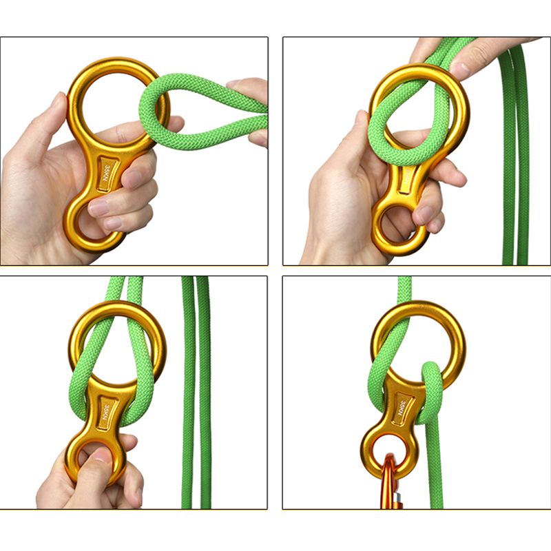 Vòng Số 8 Dùng Để Giảm Tốc Trượt Cáp Khi Leo Núi, Thoát Hiểm, Cứu Hộ