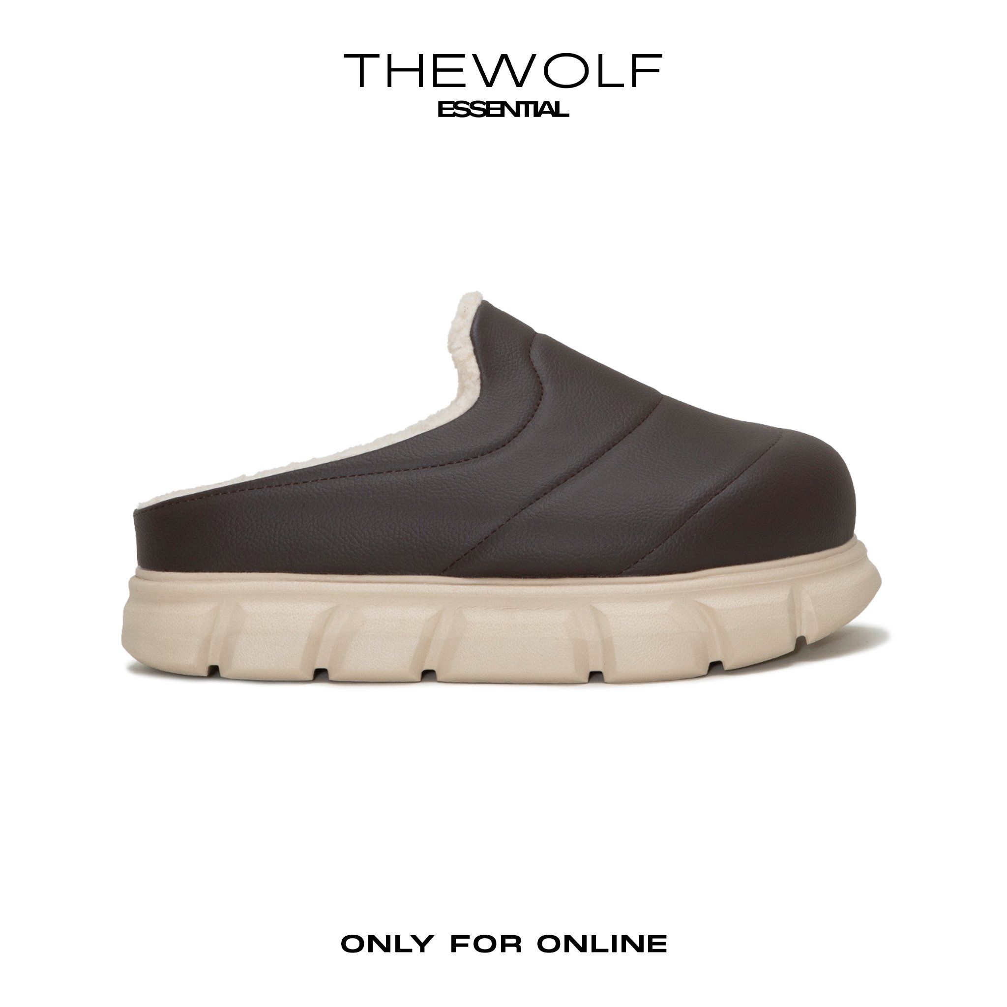 THEWOLF ESSENTIAL LARVA SLIDE SANDAL V2 - BROWN