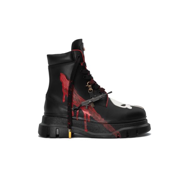  THEWOLF PUNISHER CHUNKY MID COMBAT BOOT 
