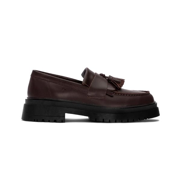  THEWOLF CHUNKY TASSEL LOAFER - BROWN 