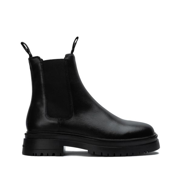  THE LADY WOLF CHUNKY CHELSEA BOOT - BLACK 