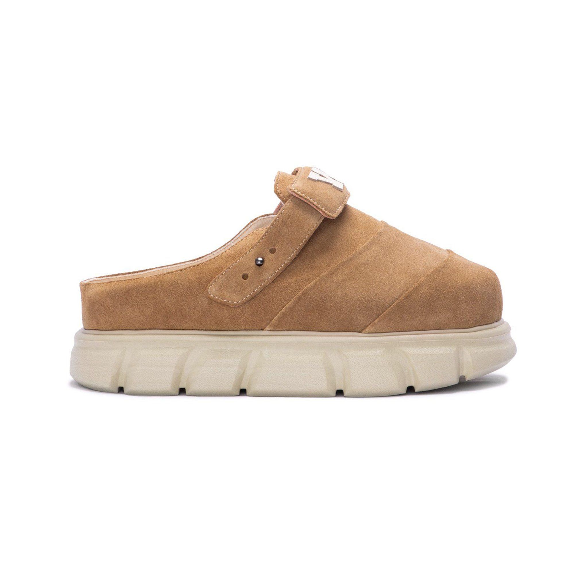 THE LADY WOLF R&E MULE SANDAL - TOBACCO