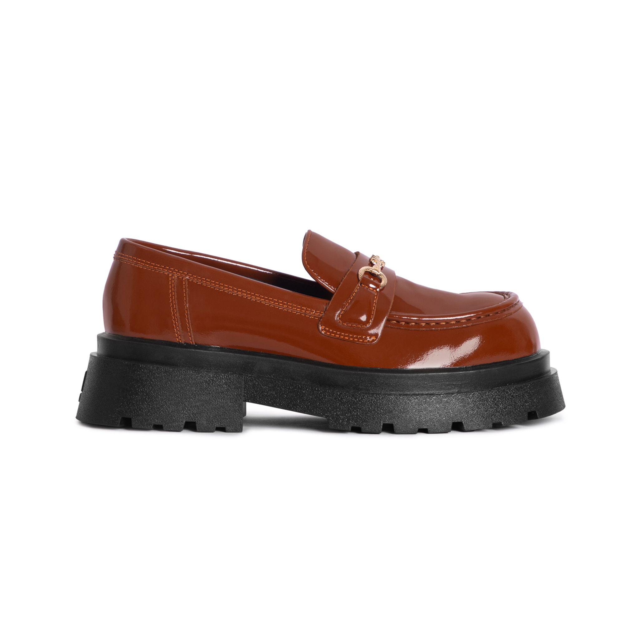 THE CHUNKY WOLF LOAFER SS24 - CARAMEL BROWN