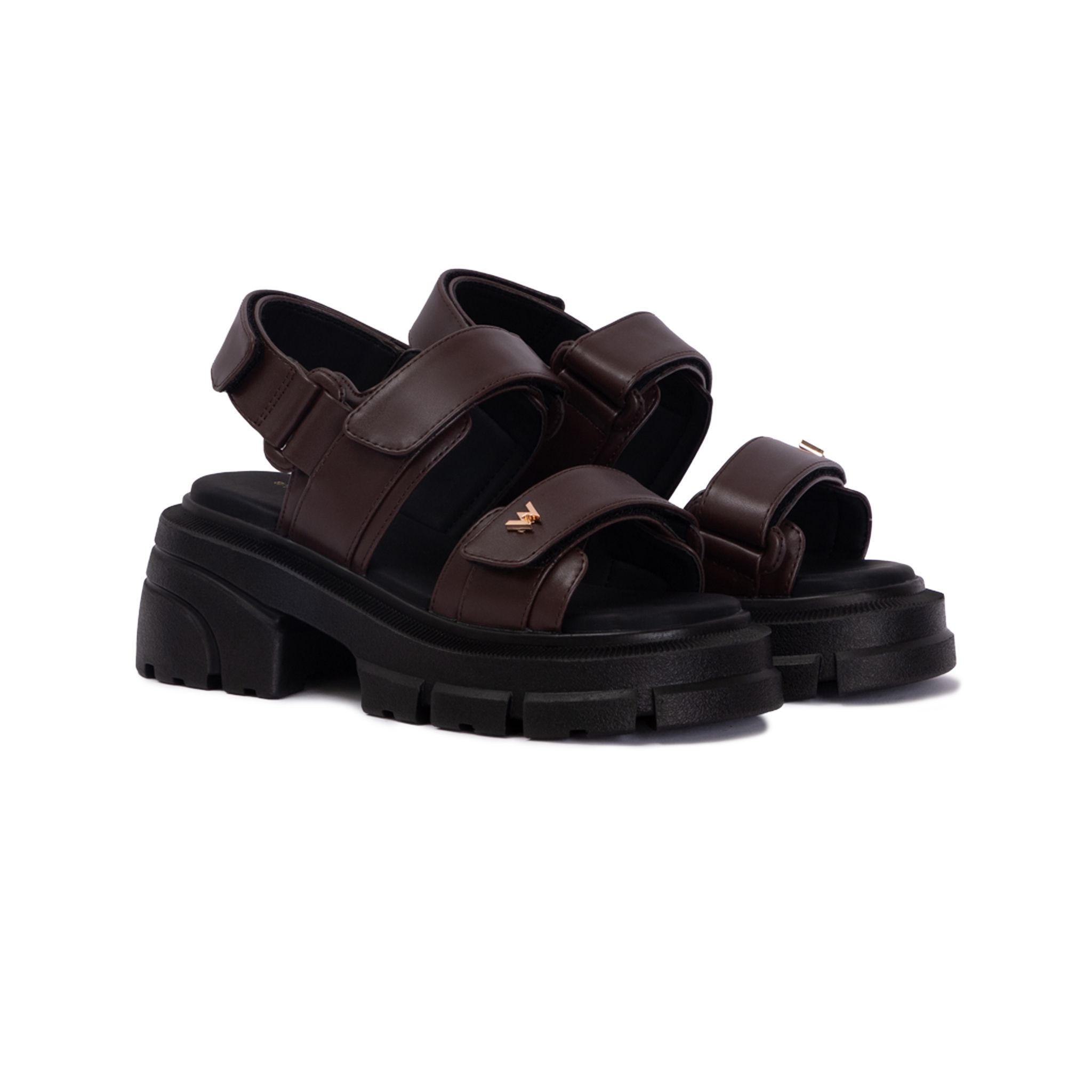 THEWOLF ESSENTIAL HIGH SANDAL - BLACK