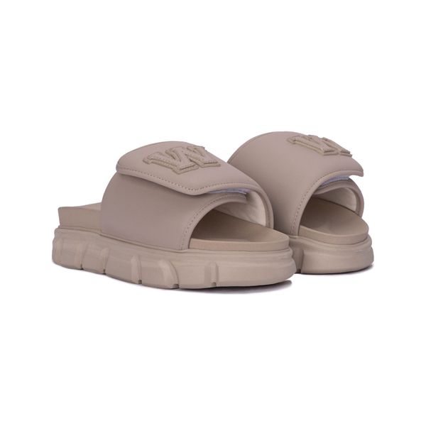  THE LADY WOLF W SLIDE SANDAL - BEIGE 