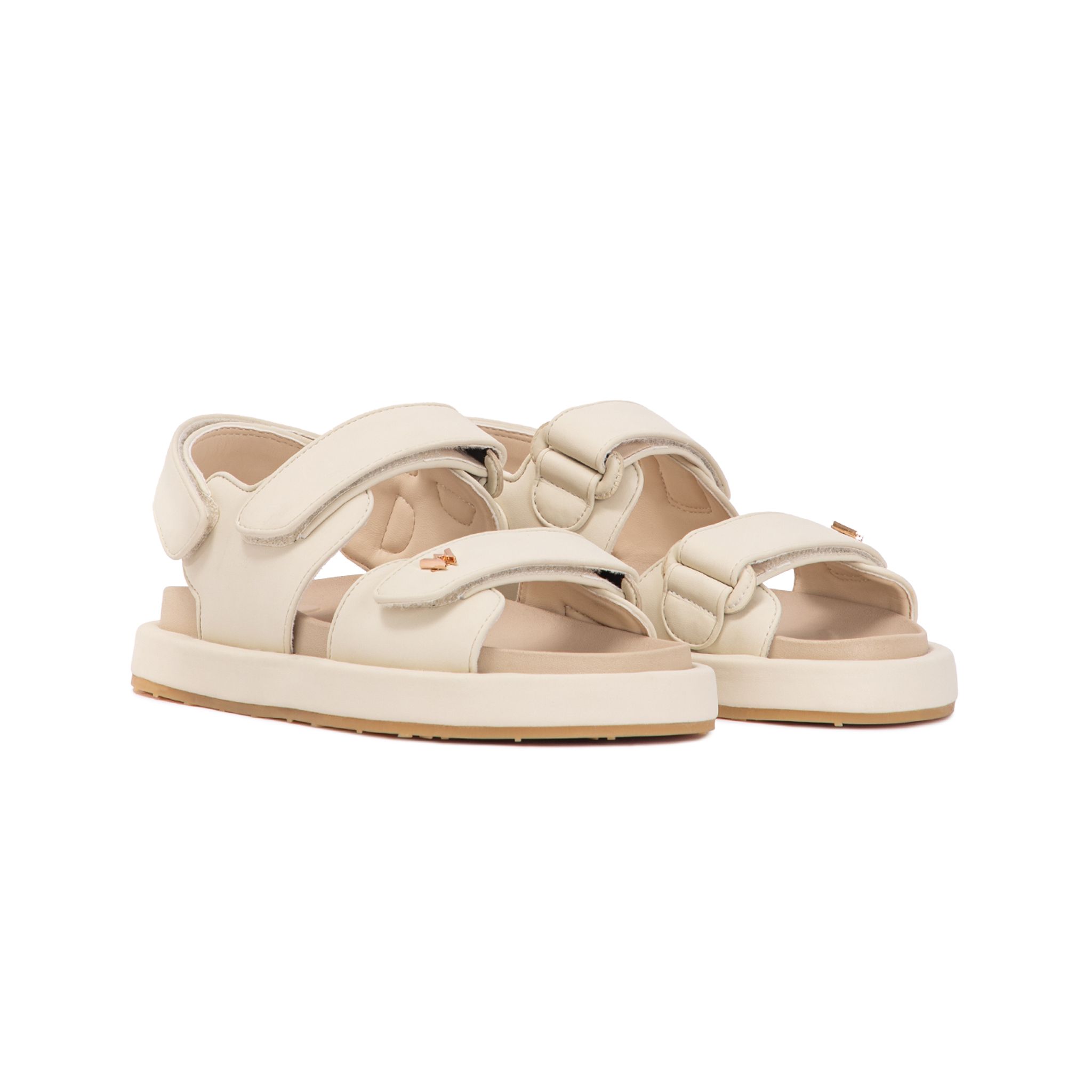THEWOLF ESSENTIAL LOW SANDAL - CREAM