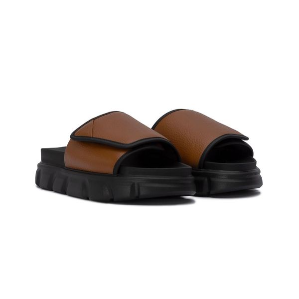  THE SEAN WOLF SLIDE SANDAL V.2 - BROWN 