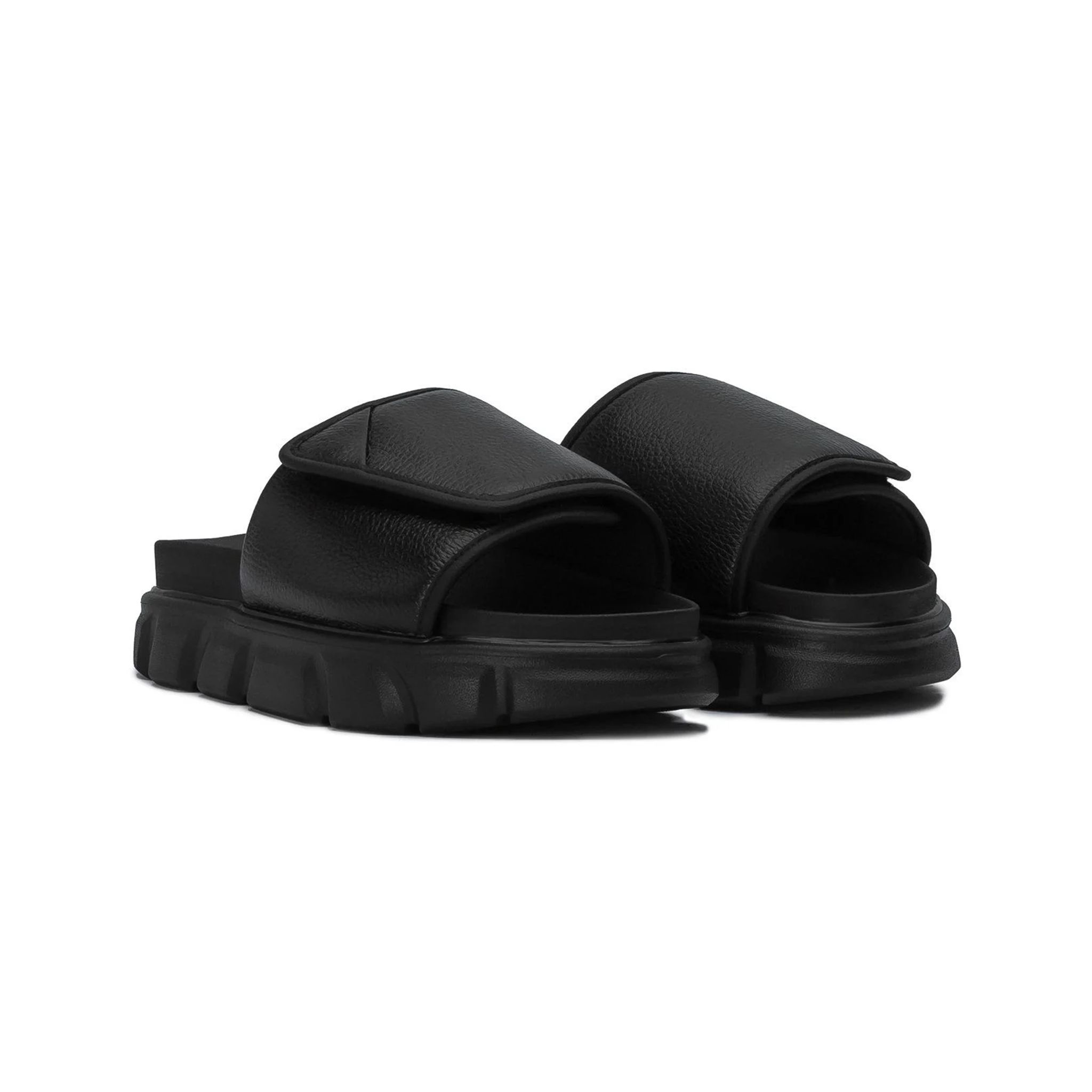 THE SEAN LADY WOLF SLIDE SANDAL V.2 - BLACK