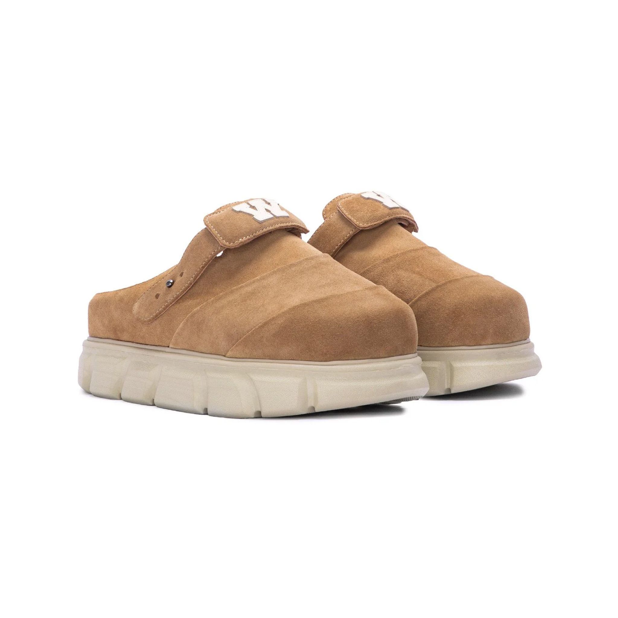 THE LADY WOLF R&E MULE SANDAL - TOBACCO