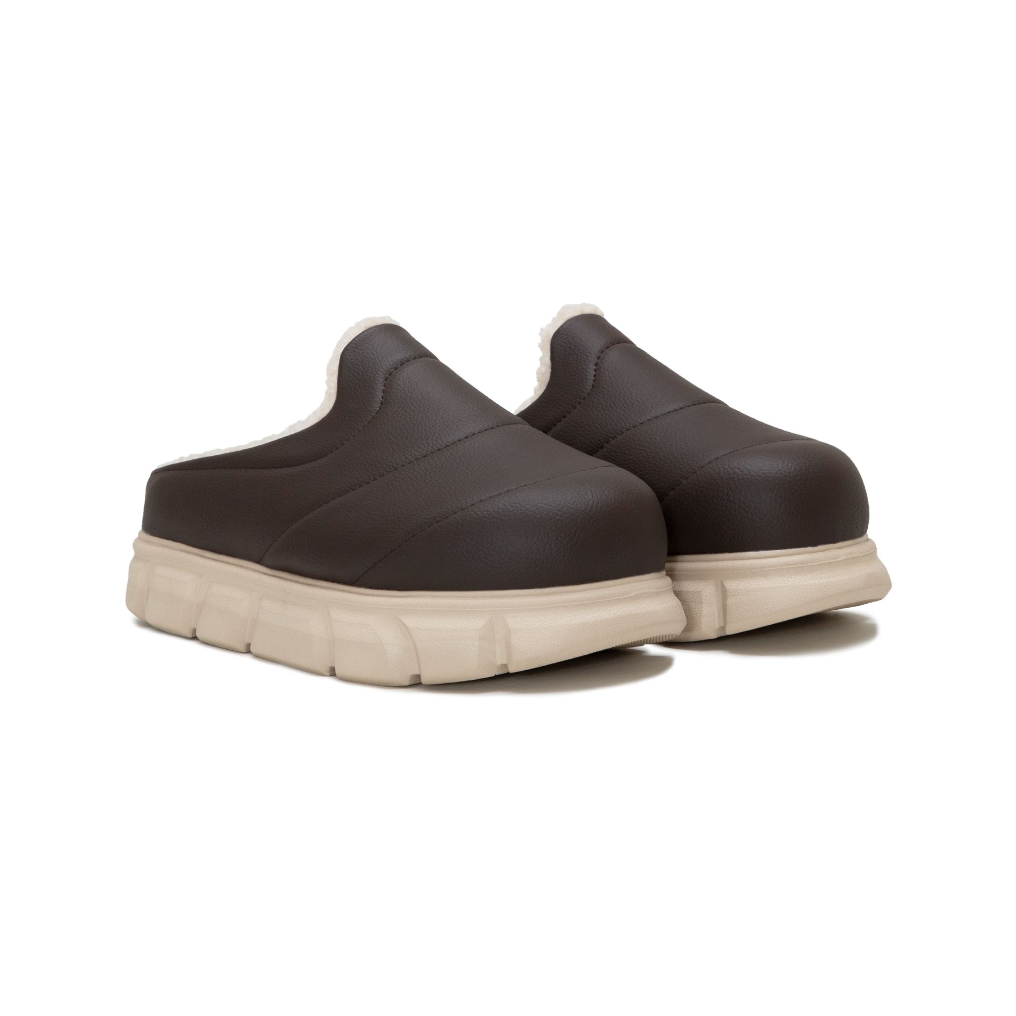 THEWOLF ESSENTIAL LARVA SLIDE SANDAL V2 - BROWN