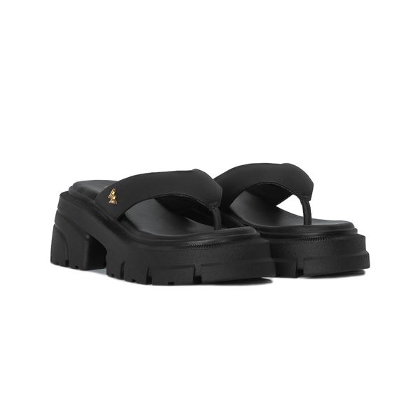  THE QUEEN WOLF FLIP FLOP - BLACK 