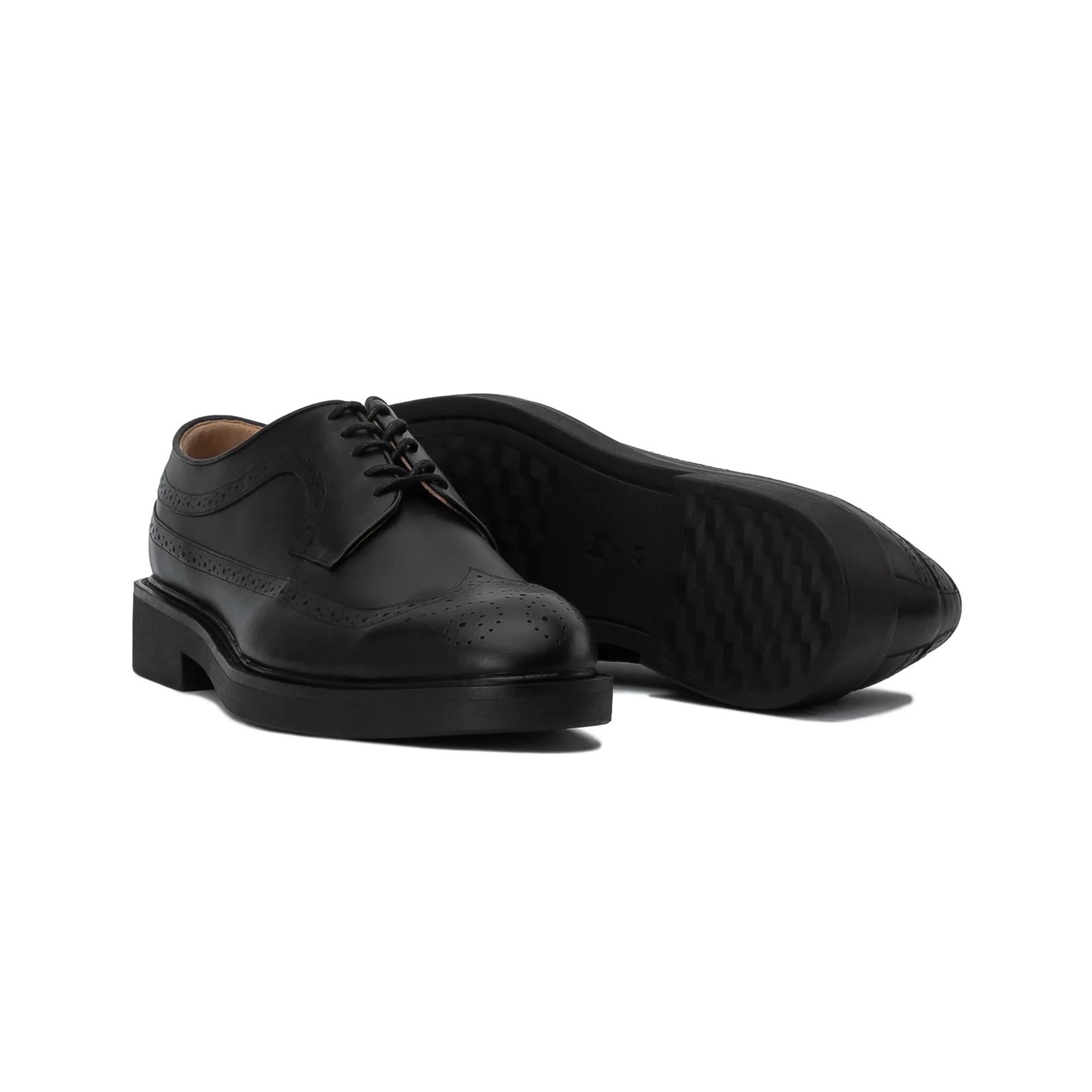 THE SEAN WOLF BROGUE DERBY - BLACK