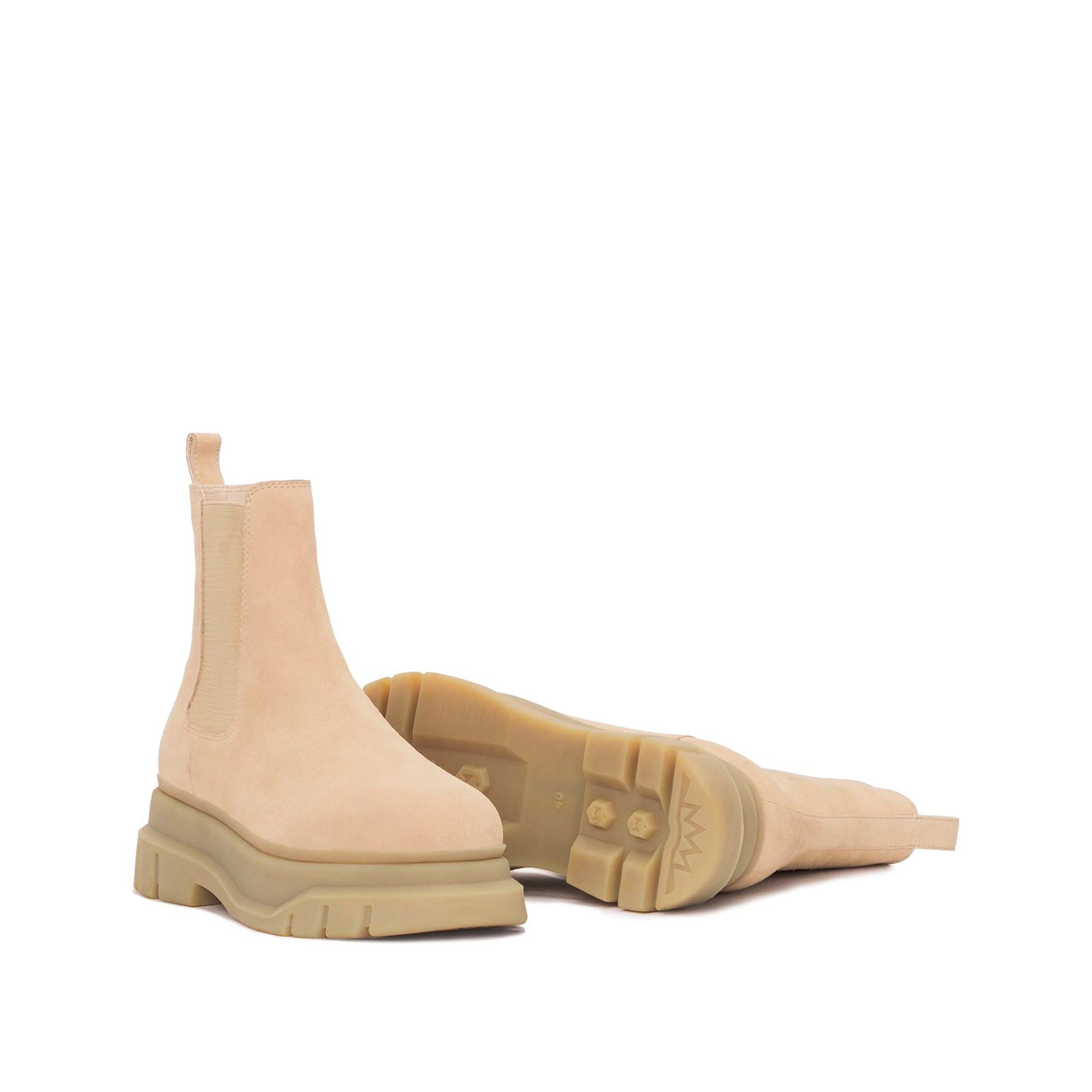 THE MARS WOLF CHELSEA BOOT - TAN SUEDE