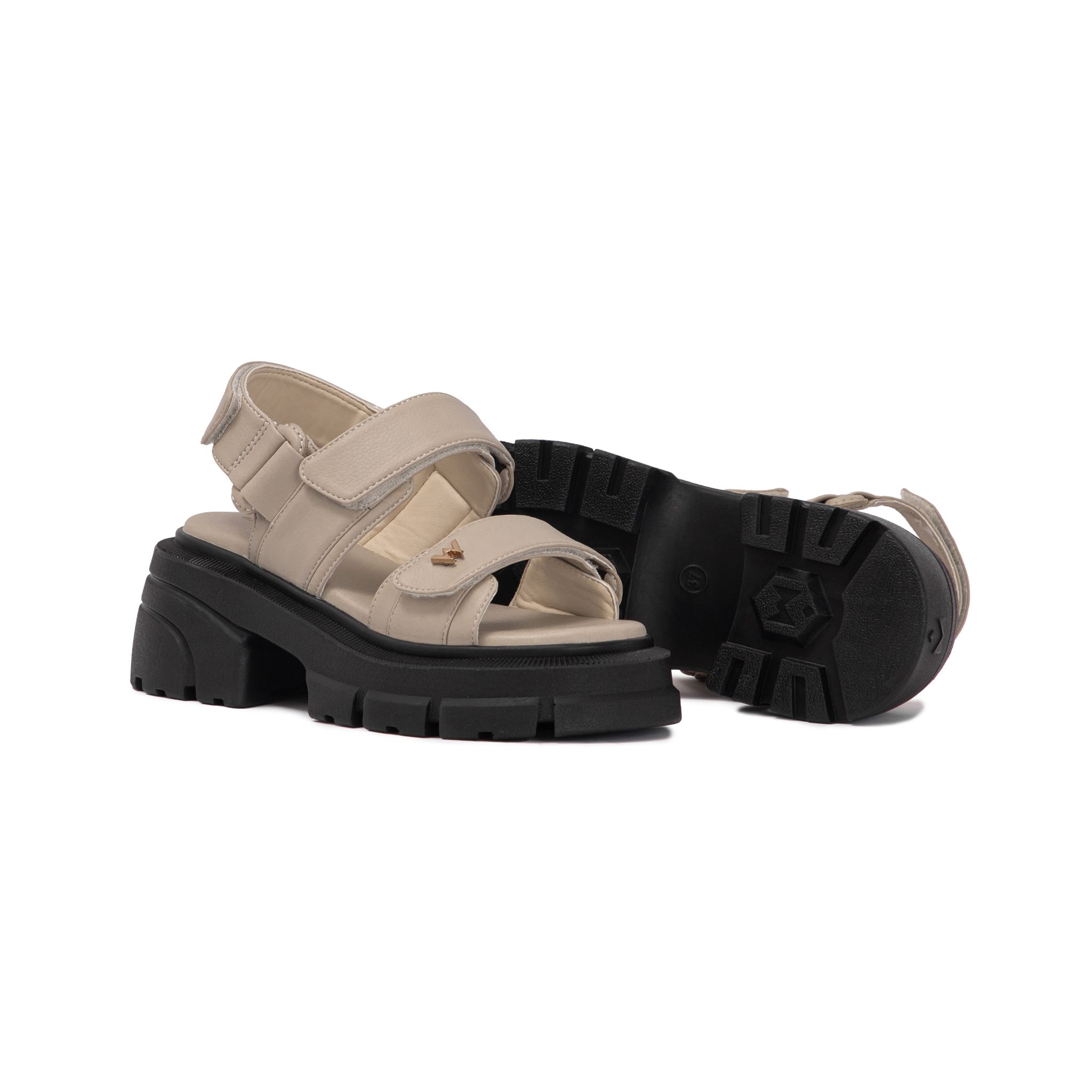 THEWOLF ESSENTIAL HIGH SANDAL - BLACK